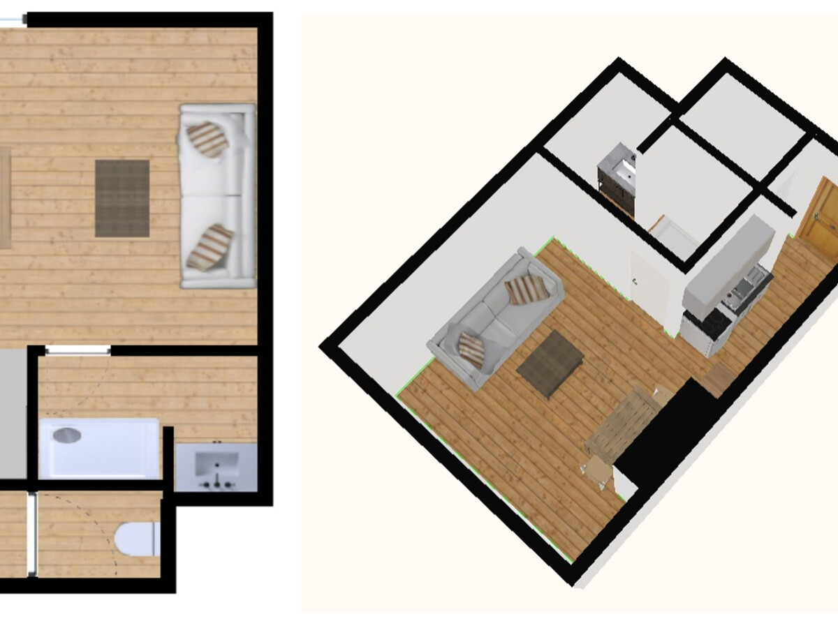 Studio 21 m² pieds des pistes à Val-d'Isère - Photo 10
