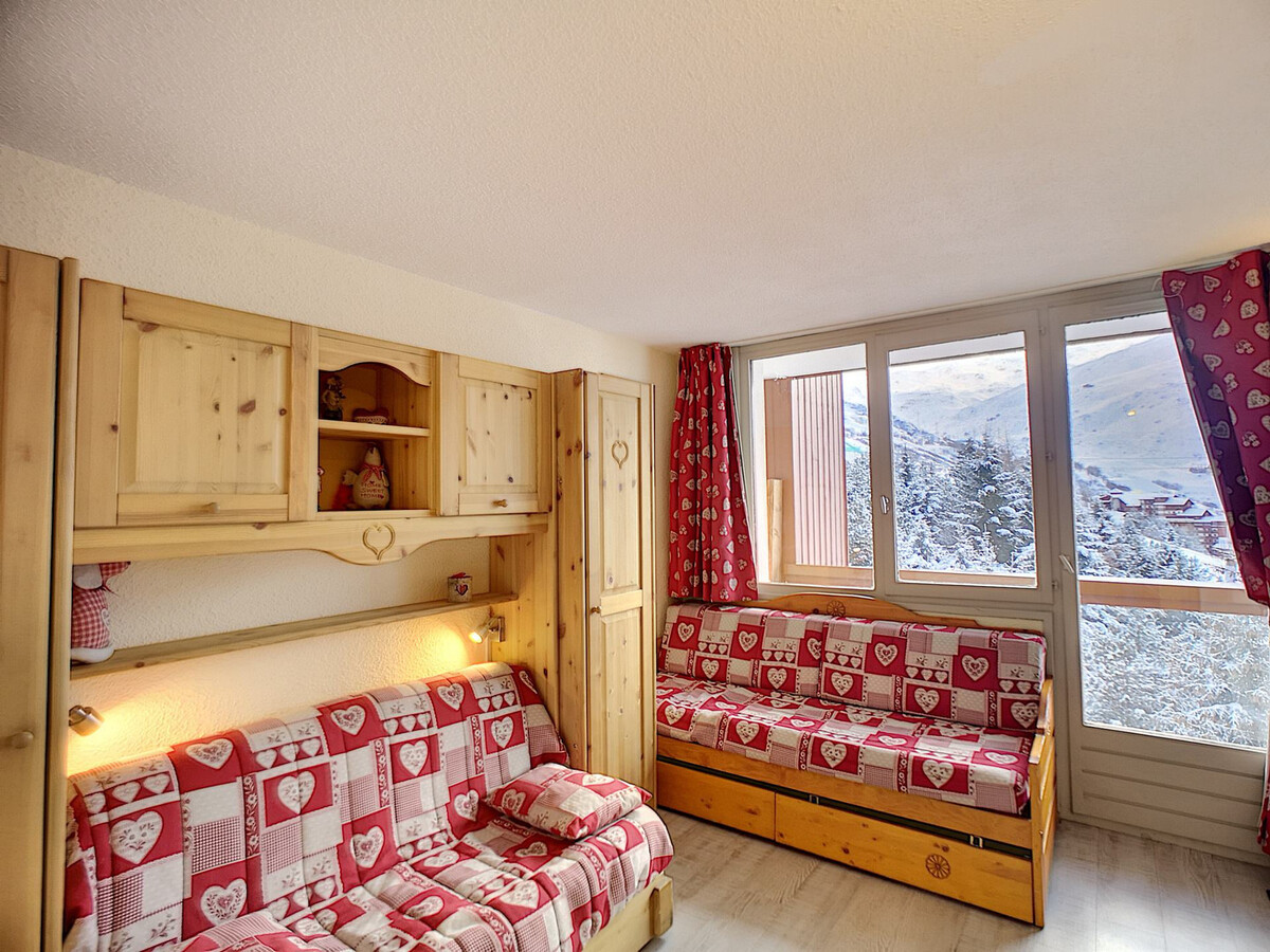2 pièces 4 pers rénové, balcon sud, pied des pistes - Photo 1