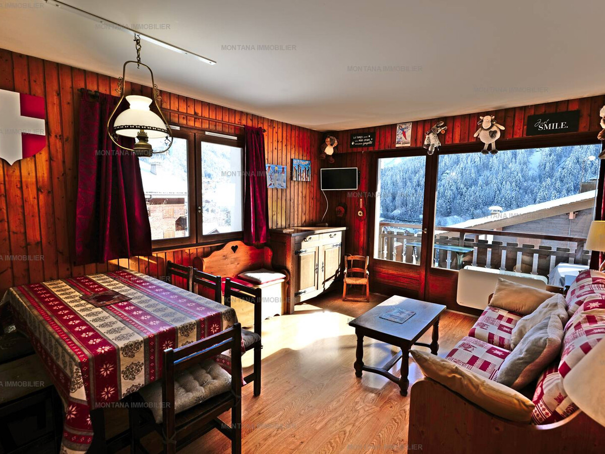 Appartement 3 pièces Grand-Bornand, balcon vue Aravis - Photo 4