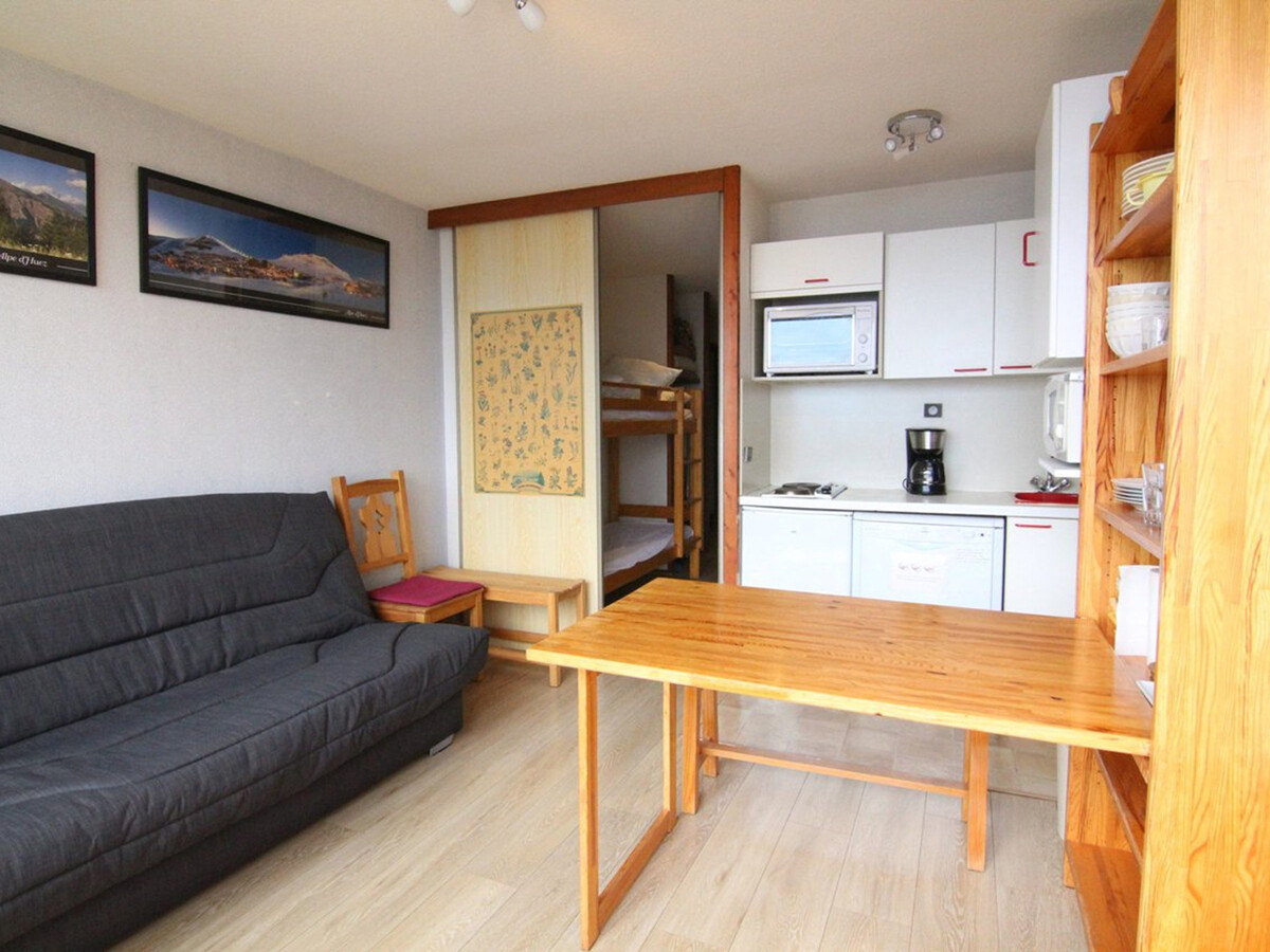 Appart 2 pièces balcon sud Alpe d'Huez, 300 m remontées - Photo 6