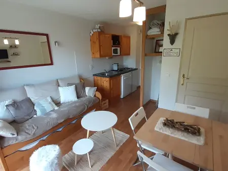 Location appartement à Valfréjus, Charmant 2 pièces pour 4 avec balcon, au pied des pistes à Modane