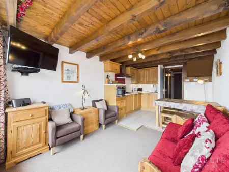 Location appartement à Montvalezan La Rosière, Duplex rénové avec balcon et parking, à 100m des pistes