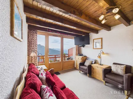 Duplex 48m² rénové, balcon sud, 200m des pistes : photo 2