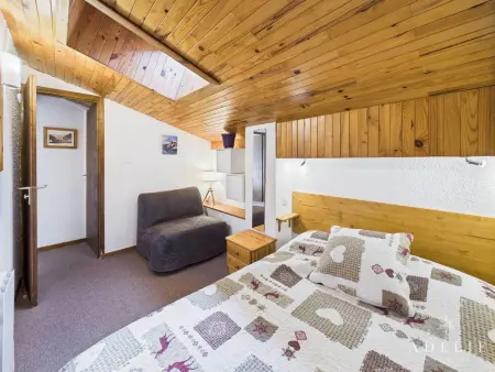 Duplex 48m² rénové, balcon sud, 200m des pistes : photo 12