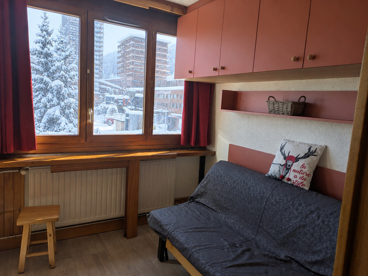 Studio 2* La Plagne, vue Mont Blanc, casier à ski - Photo 5
