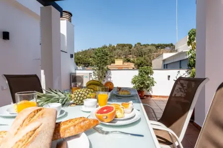 Appartement 4 pers. centre Málaga, terrasse et barbecue : photo 6