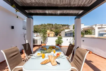 Appartement 4 pers. centre Málaga, terrasse et barbecue : photo 8