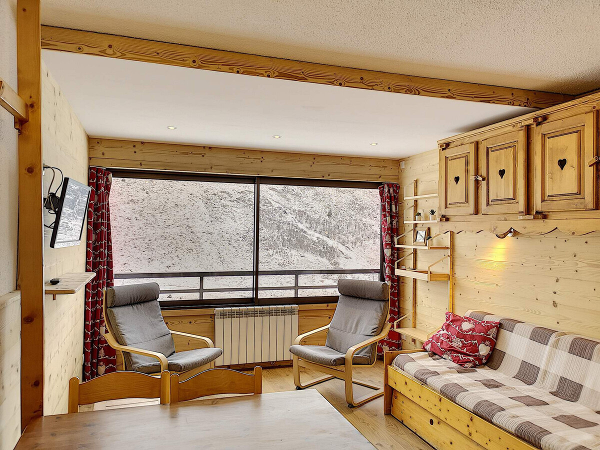 Les Bouquetins : 2 pièces rénové, accès direct pistes - Photo 4