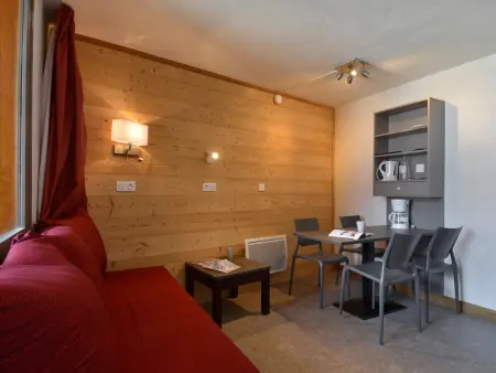 Location appartement à Plagne Bellecôte, Studio rénové et confortable · Cœur de station