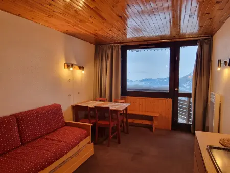 Location appartement à Plagne Aime 2000, Studio fonctionnel 3/4 pers avec accès pistes, animaux permis