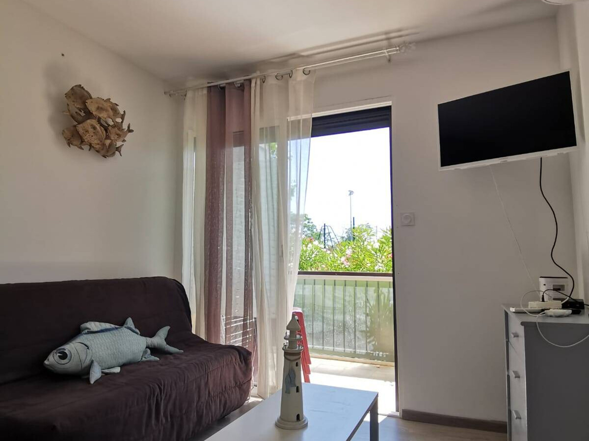 Studio rénové, grande terrasse et wifi à Balaruc-les-Bains - Photo 1