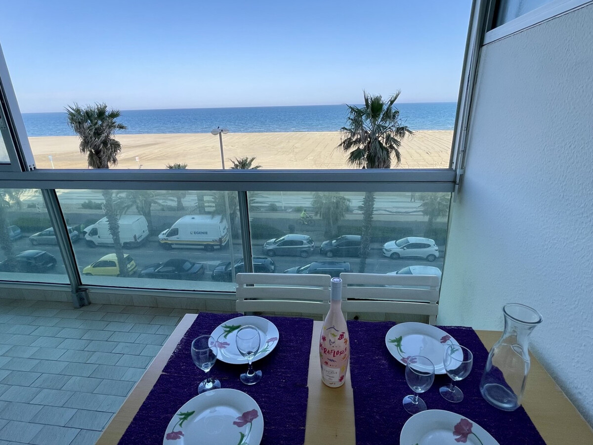 Studio cabine 4 pers. vue mer avec parking, Canet-en-Roussillon - Photo 1