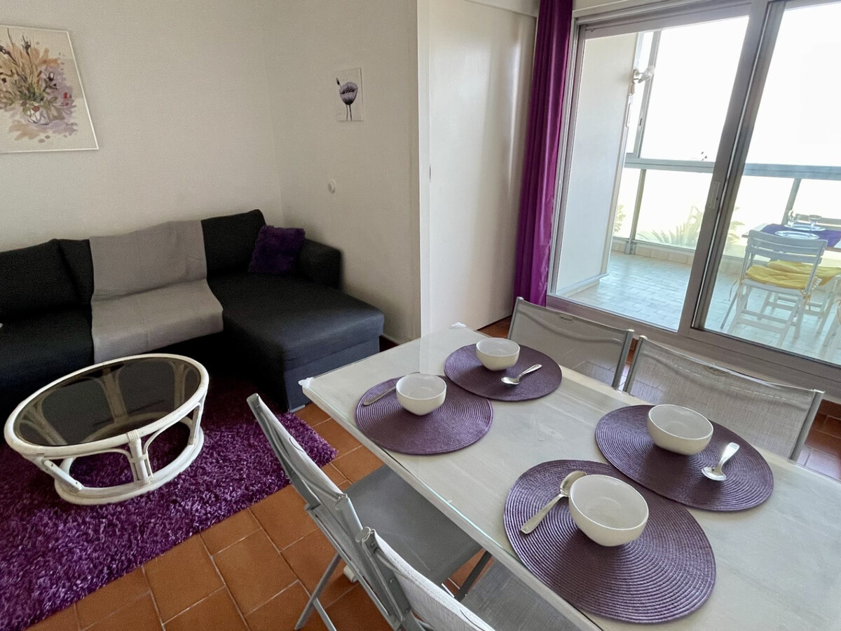 Studio cabine 4 pers. vue mer avec parking, Canet-en-Roussillon - Photo 3