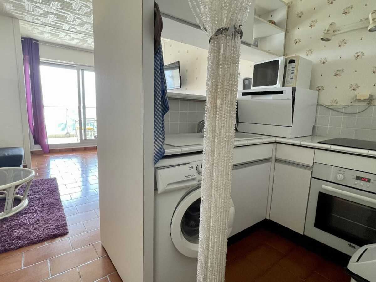 Studio cabine 4 pers. vue mer avec parking, Canet-en-Roussillon - Photo 11