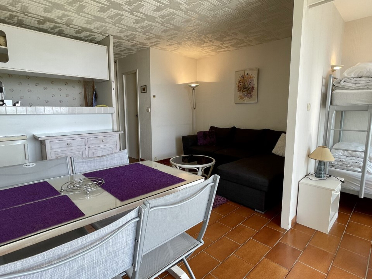Studio cabine 4 pers. vue mer avec parking, Canet-en-Roussillon - Photo 12