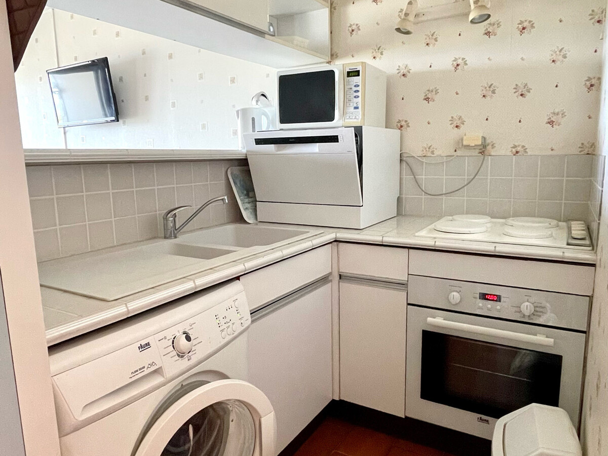 Studio cabine 4 pers. vue mer avec parking, Canet-en-Roussillon - Photo 16