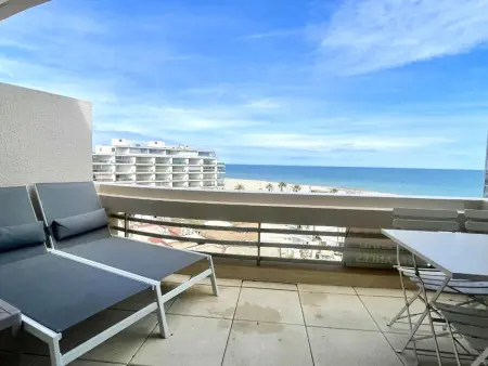 Appartement vue mer avec piscine, 4 couchages, climatisé : photo 3