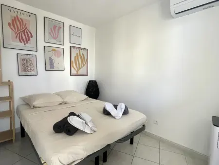 Appartement vue mer avec piscine, 4 couchages, climatisé : photo 15
