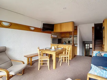 Duplex avec balcon Sud/Ouest au pied des pistes, Les Menuires : photo 2