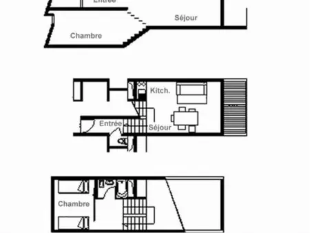 Duplex avec balcon Sud/Ouest au pied des pistes, Les Menuires : photo 16