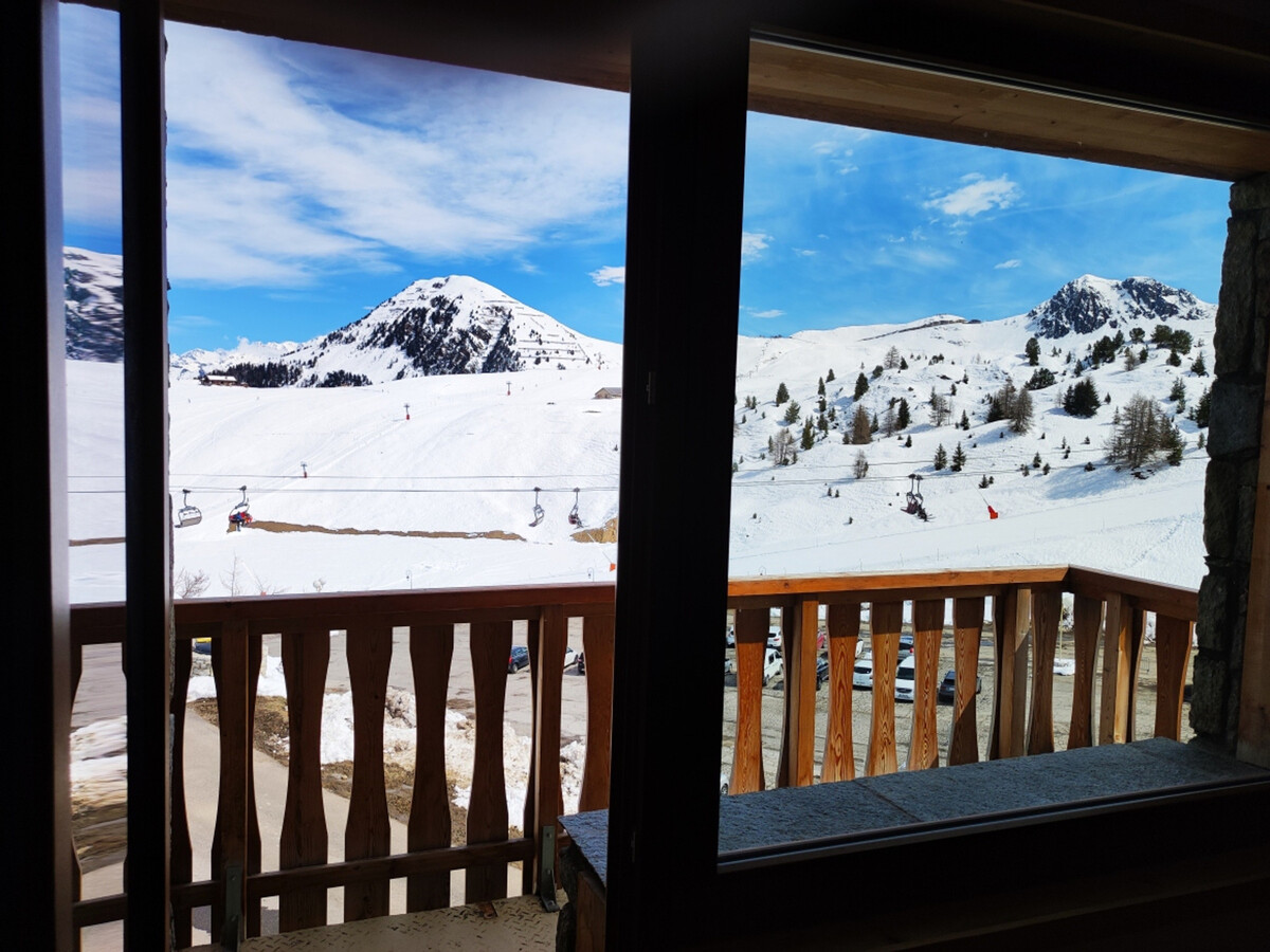Studio 2 pers. Plagne Villages, balcon vue pistes - Photo 8