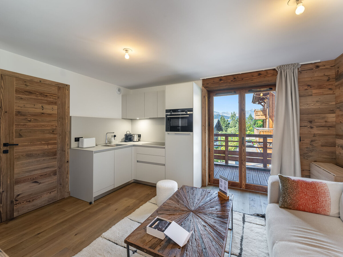 Appartement 2 chambres à Megève, sauna et hammam inclus - Photo 2