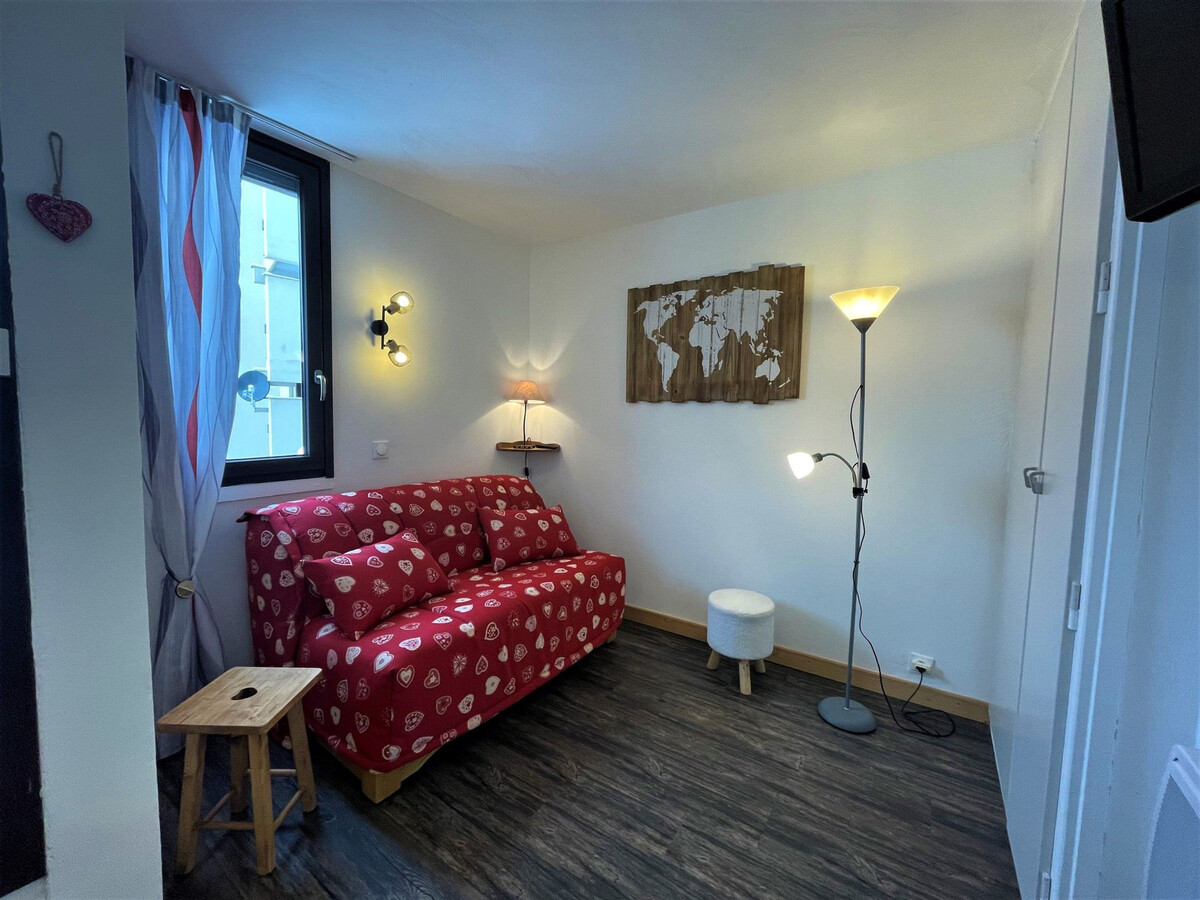 Studio 17m² ski aux pieds, Les Menuires, balcon - Photo 3