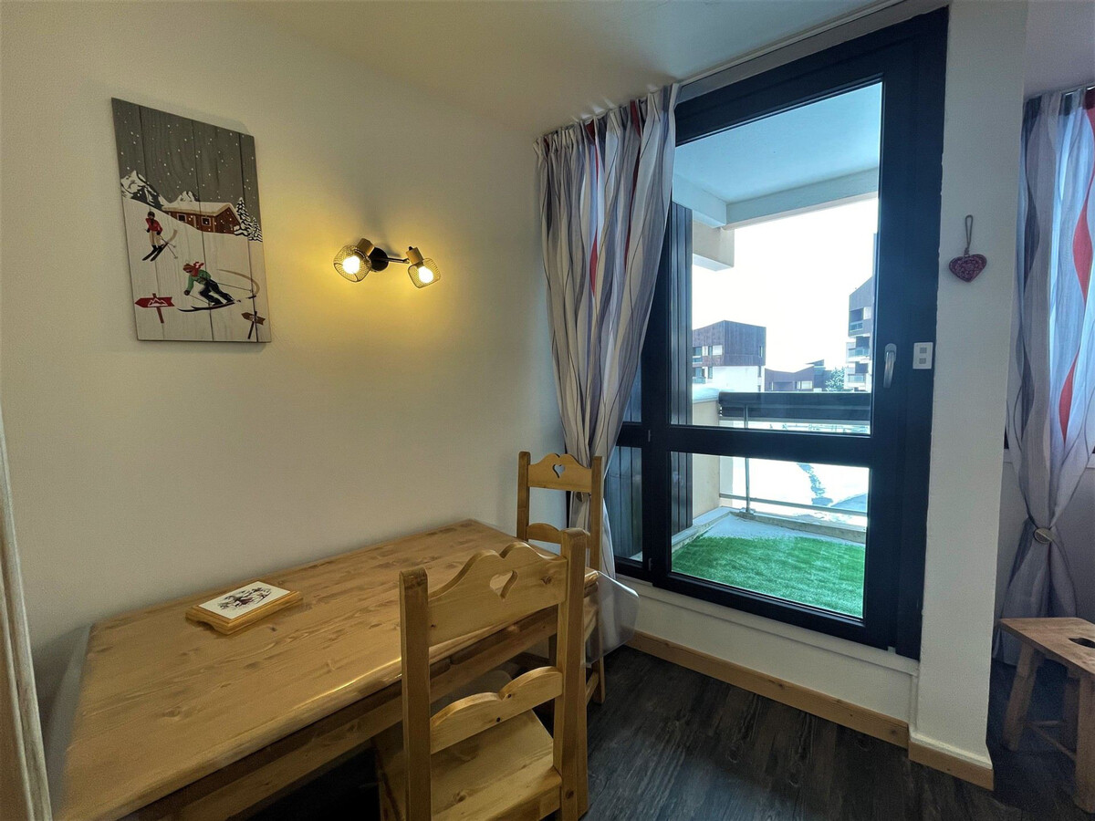 Studio 17m² ski aux pieds, Les Menuires, balcon - Photo 5