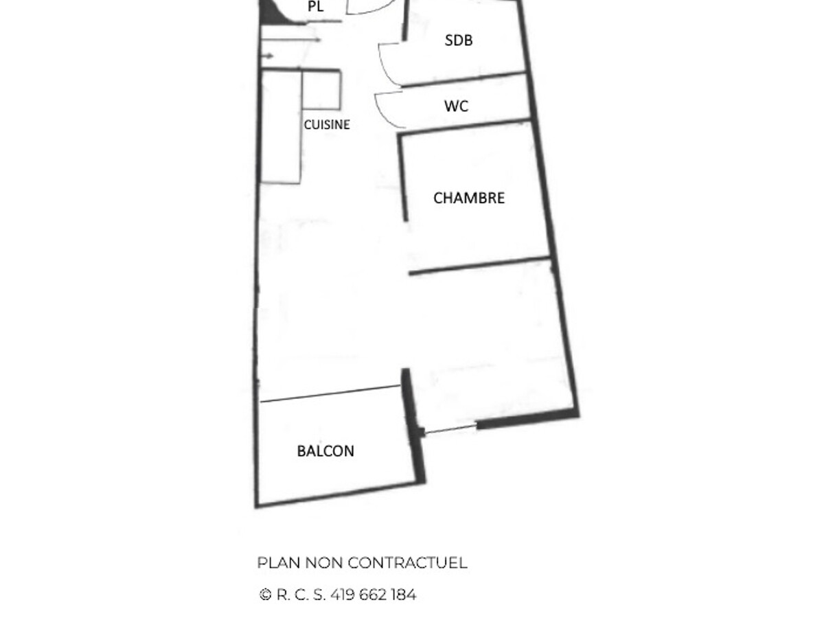T2 28m² 4 pers, balcon sud, pied des pistes aux Menuires - Photo 10