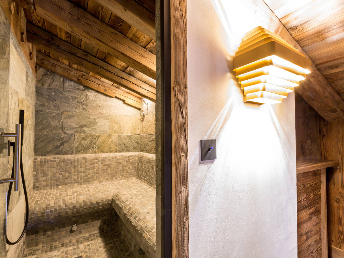 Duplex 5 pièces luxe aux pieds des pistes avec hammam - Photo 14