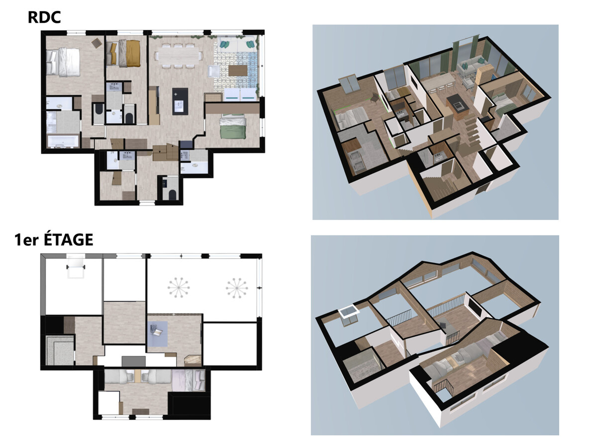 Duplex 5 pièces luxe aux pieds des pistes avec hammam - Photo 16