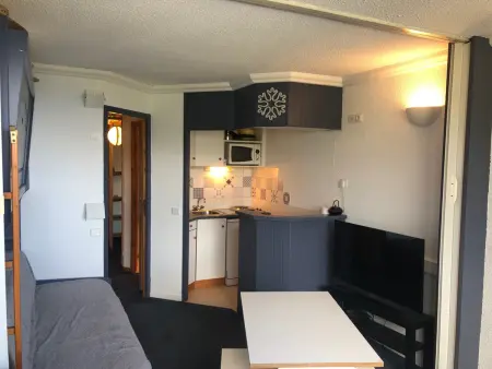 Location appartement à Plagne Aime 2000, Studio divisible pour 4 pers. - Accès direct aux pistes