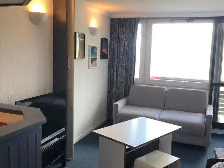 Studio 26m² vue Mont Blanc - Accès direct aux pistes : photo 2