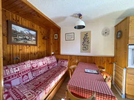 Appartement 2 pièces vue pistes Belle Plagne, animaux acceptés : photo 2