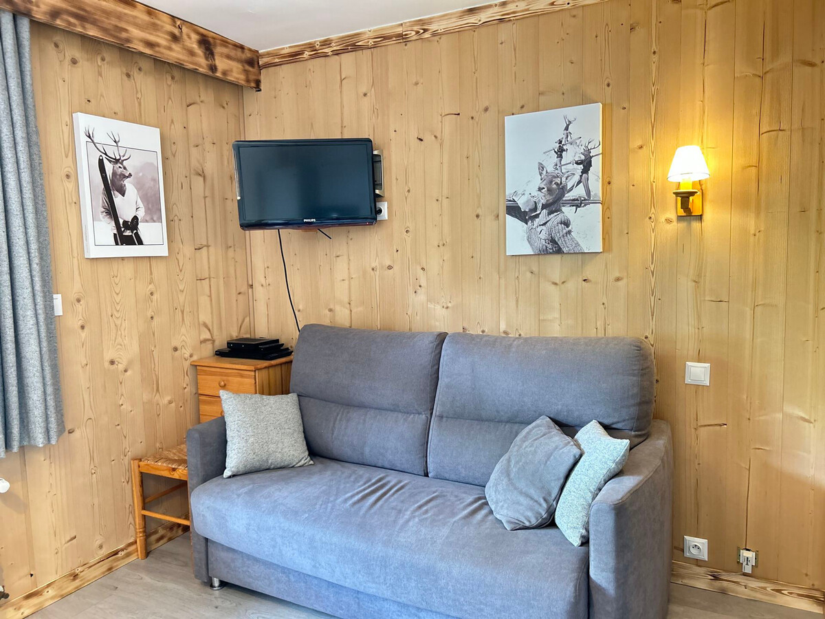 Studio rénové 21 m² aux pieds des pistes, balcon - Photo 3