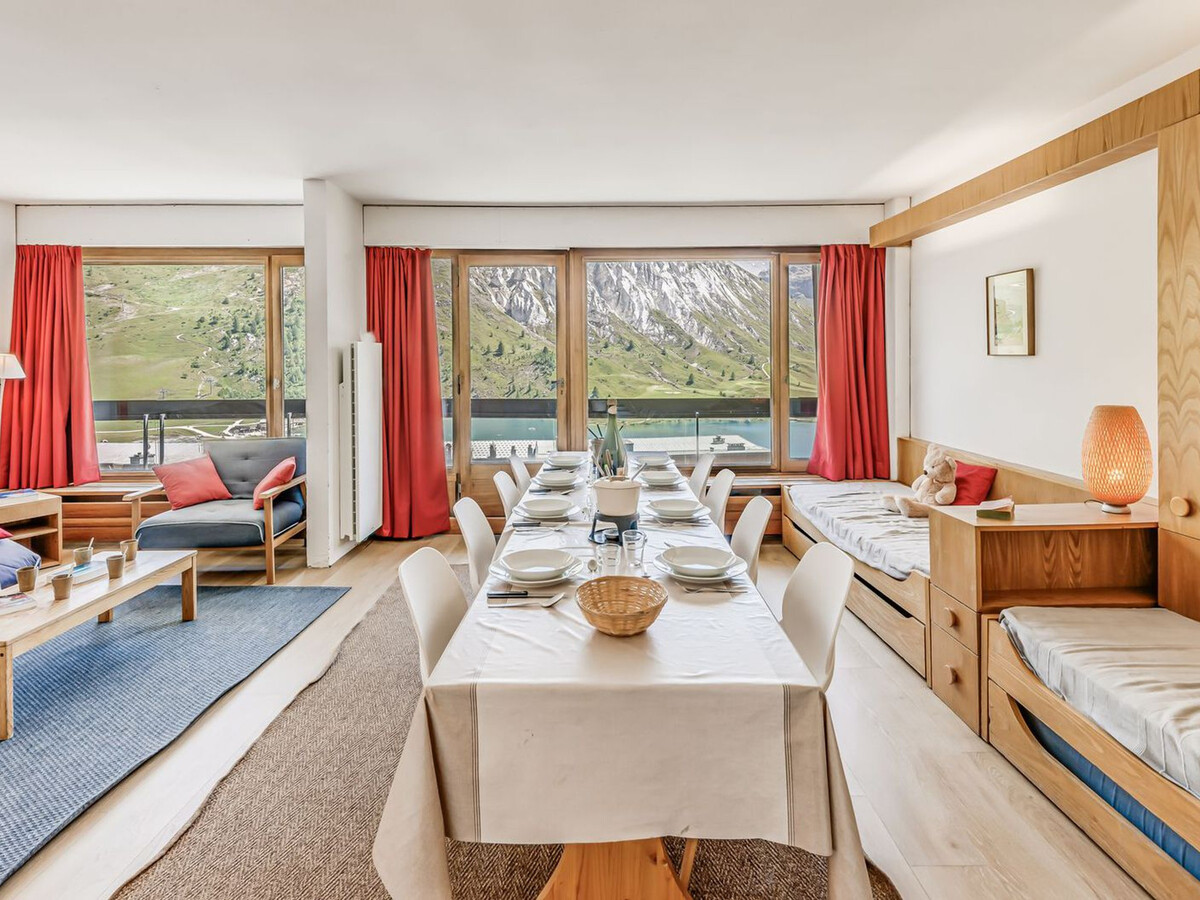 Bec Rouge : 110m² 4 pièces, balcon sud 10m à Tignes - Photo 2