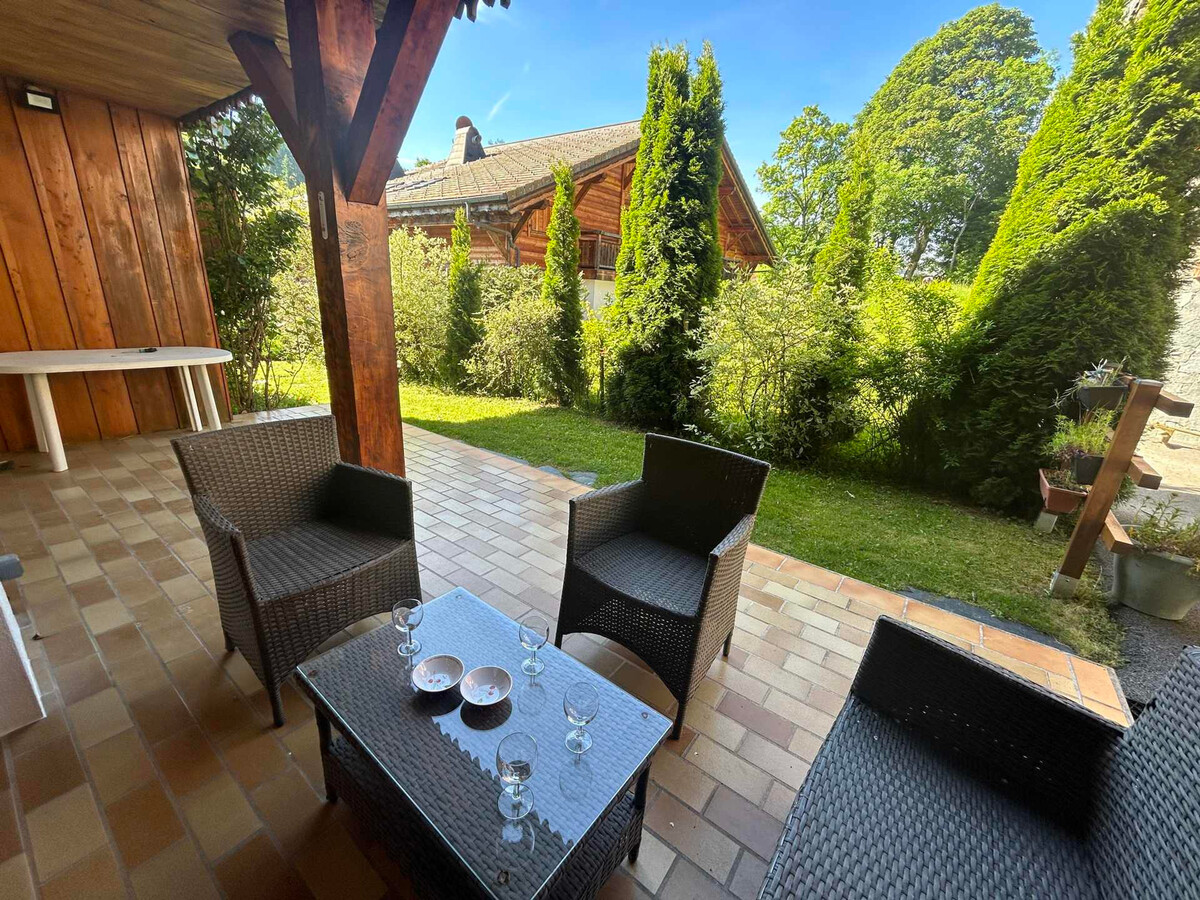 Appartement 8 pers. avec terrasse et jardin aux Gets - Photo 10