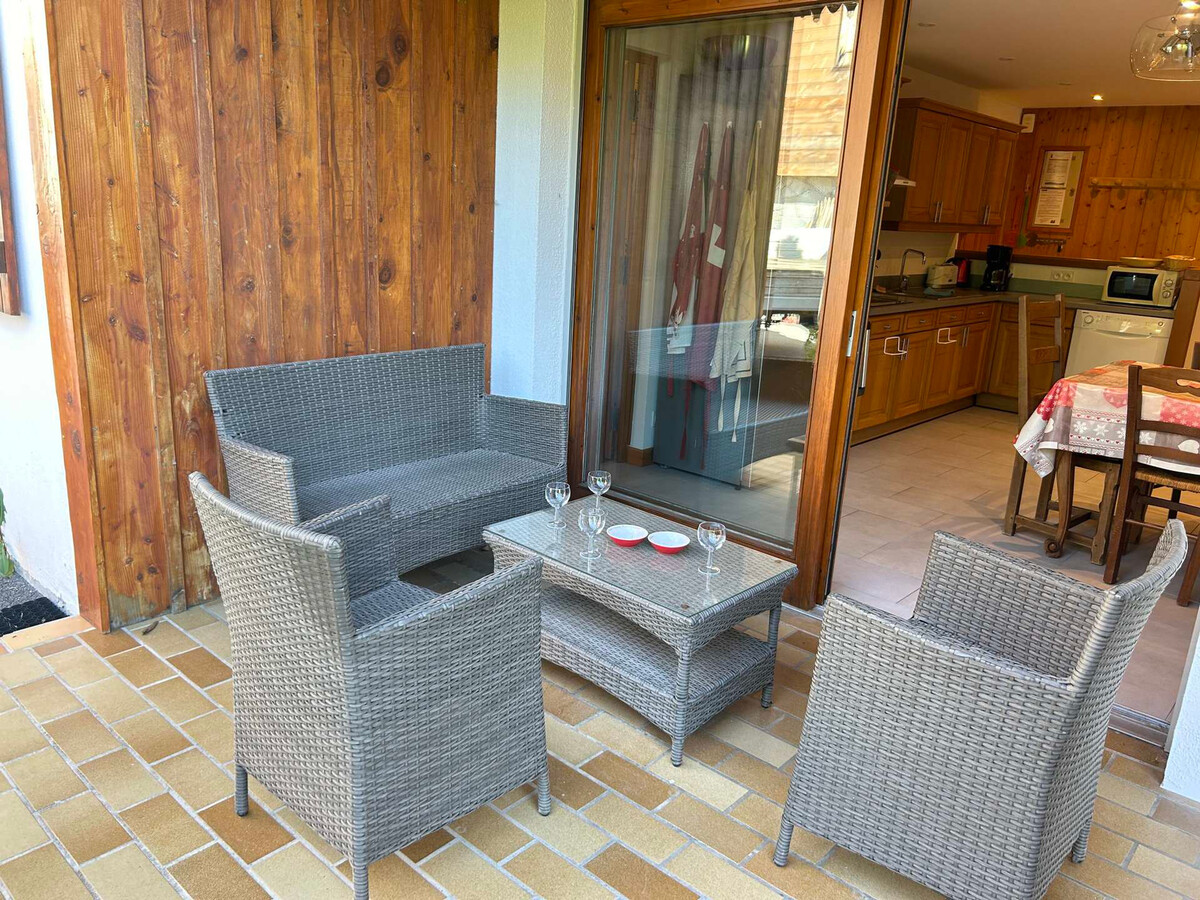 Appartement 8 pers. avec terrasse et jardin aux Gets - Photo 12