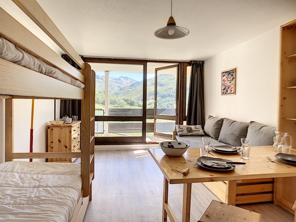 Studio 20m² 4 pers aux Menuires · Balcon sud · 7e étage - Photo 1