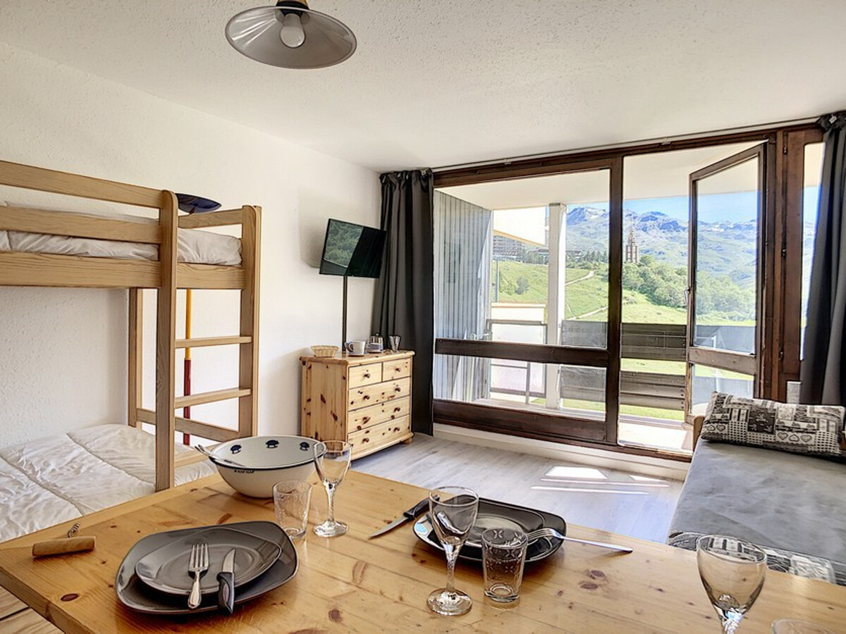 Studio 20m² 4 pers aux Menuires · Balcon sud · 7e étage - Photo 8