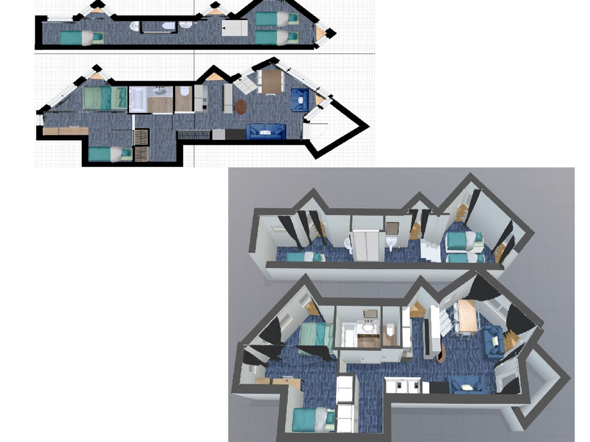 Appartement skis aux pieds, mezzanine, 7 personnes - Photo 15