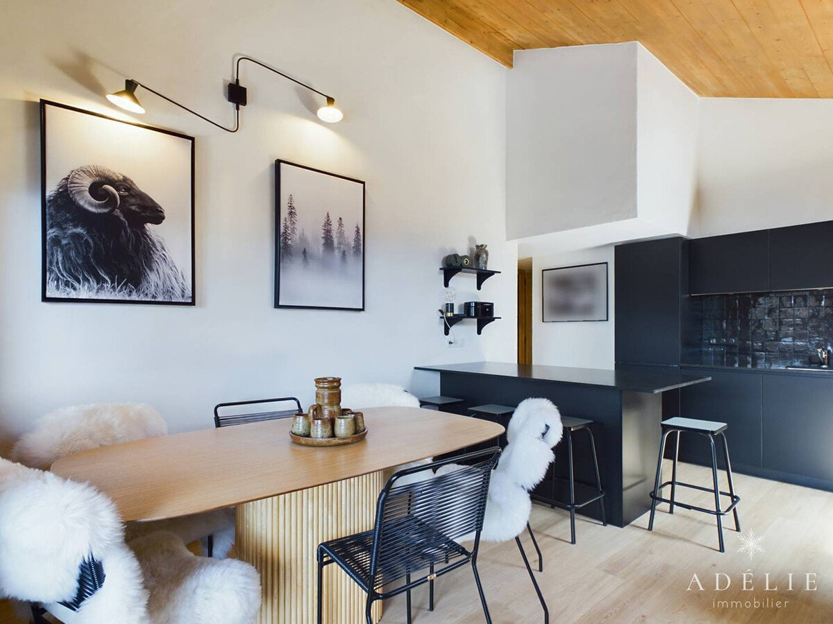 T4 duplex La Rosière, 350 m pistes, 8 pers, rénové - Photo 3