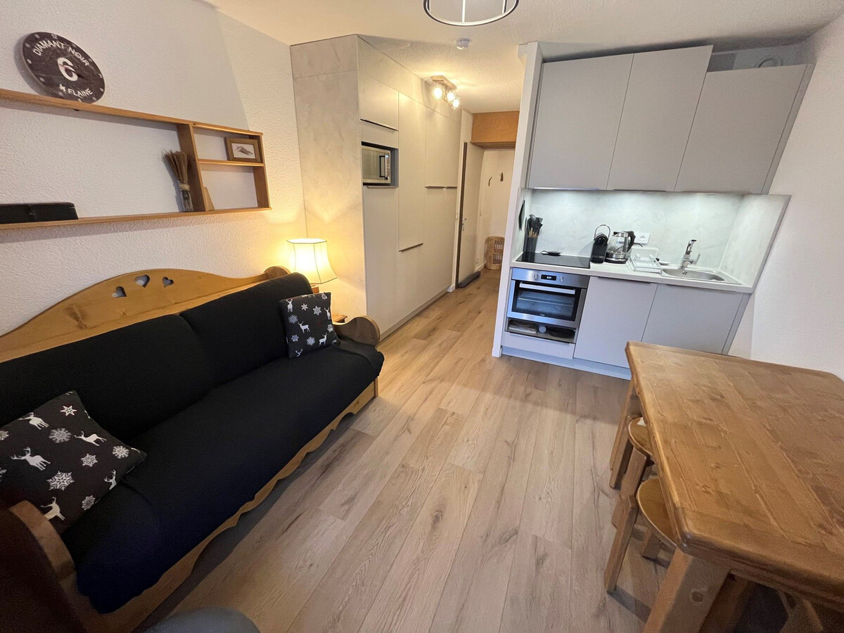 Studio rénové 25m² cabine et balcon sud à Flaine - Photo 3
