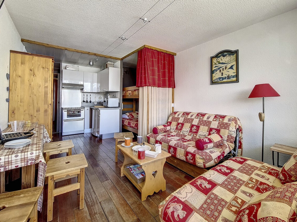 Studio 24m² aux Menuires, balcon sud, ski aux pieds - Photo 3