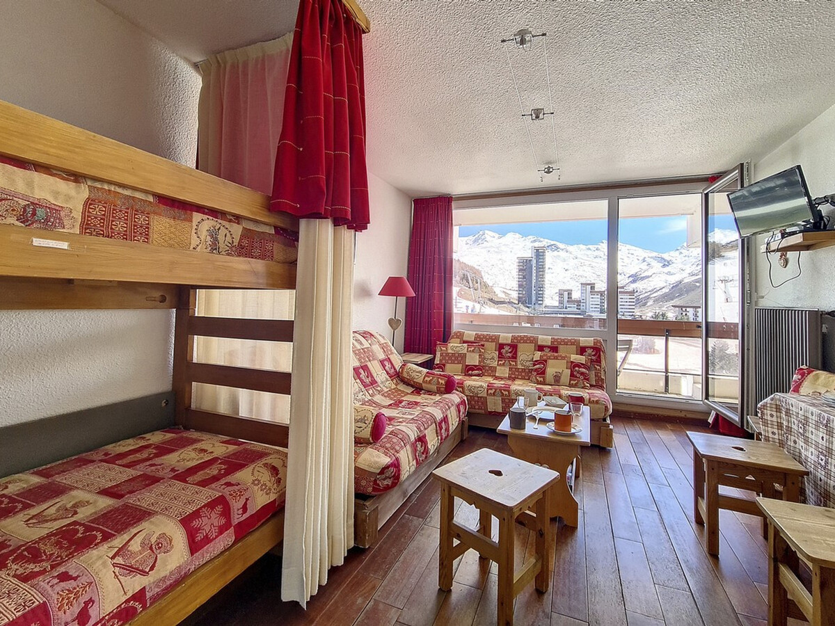 Studio 24m² aux Menuires, balcon sud, ski aux pieds - Photo 8