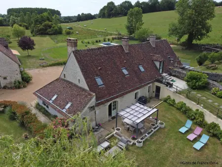 Maison authentique avec piscine, cheminée, et golf dans le Perche - Photo 31