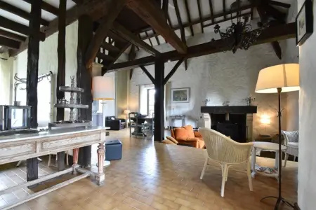 La Fermette, villa 10 pers. avec piscine à Liglet : photo 12