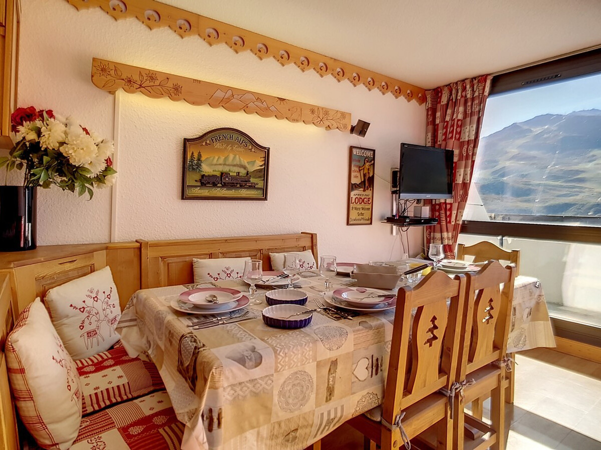 Duplex 8 pers. skis aux pieds, balcon sud aux Menuires - Photo 1