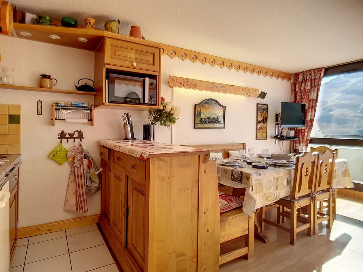 Duplex 8 pers. skis aux pieds, balcon sud aux Menuires - Photo 5