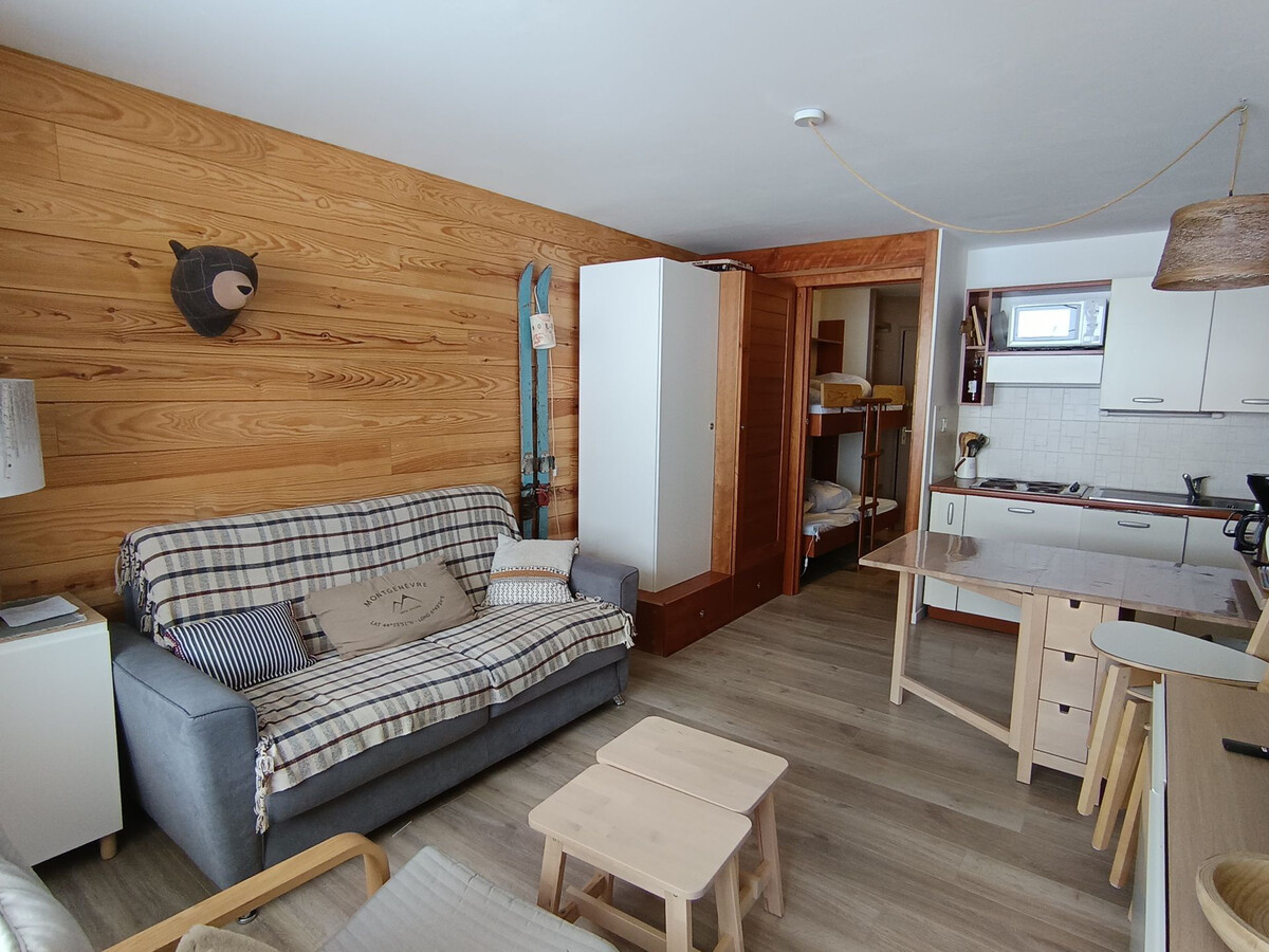 Studio rénové 4 pers aux pistes - Balcon sud-est - Photo 1